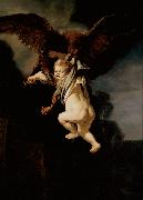 REMBRANDT Harmenszoon van Rijn The rape of Ganymede (mk33) oil painting picture wholesale